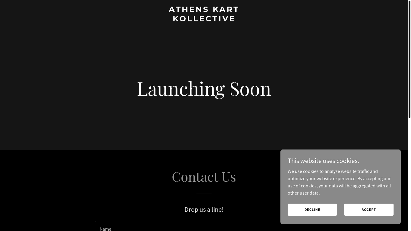 the desktop screenshot of athenskartcollektive.com