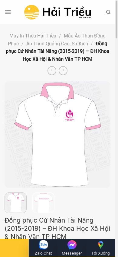 the mobile screenshot of haitrieu.com