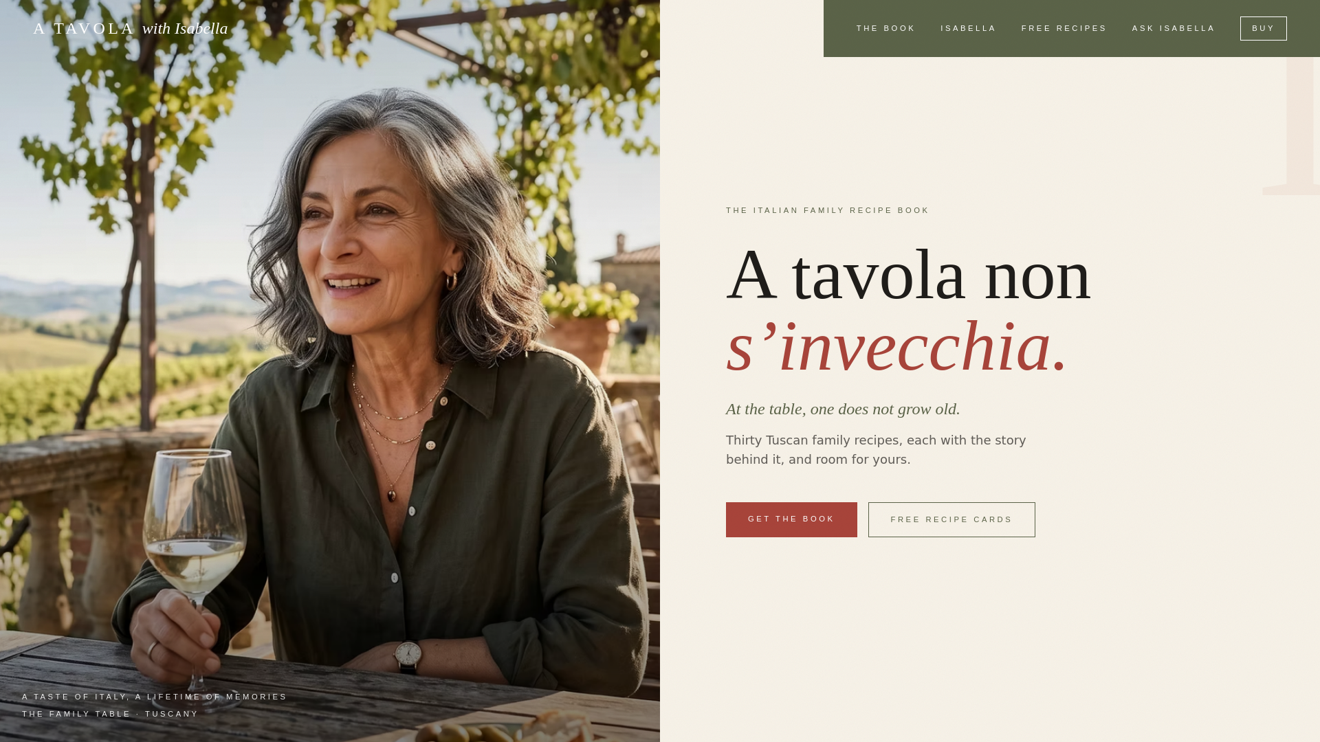 A Tavola with Isabella - URL Scan Results | Tiny Scan