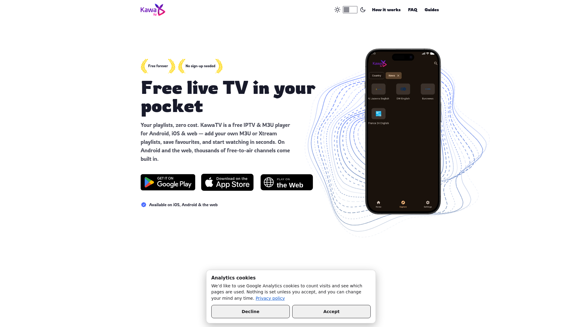 KawaTV — Free IPTV - URL Scan Results | Tiny Scan