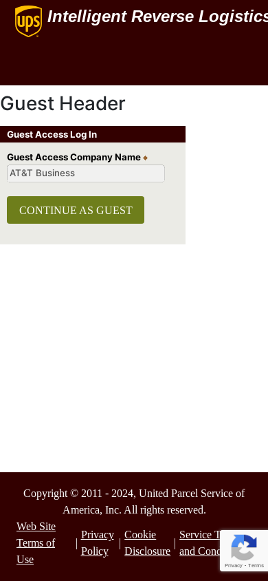 the mobile screenshot of row.ups.com