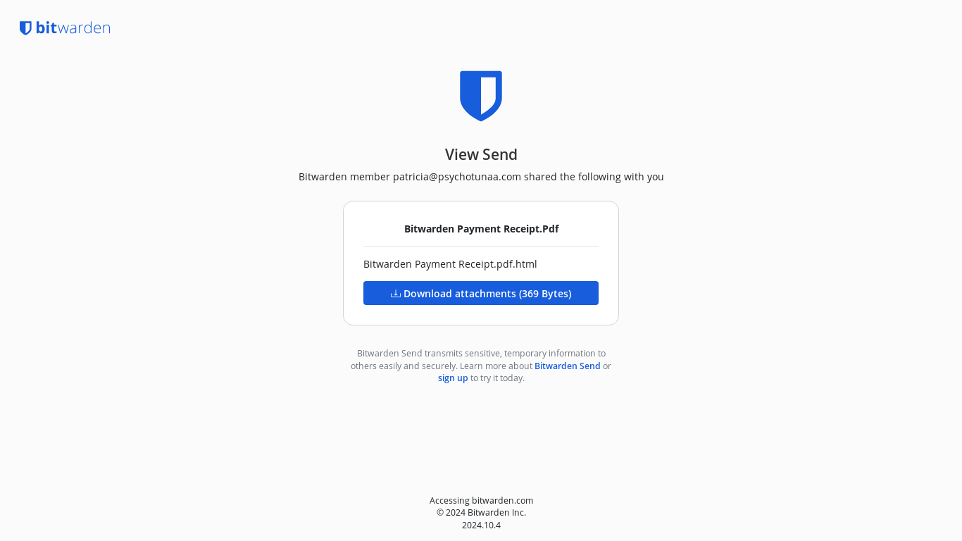 the desktop screenshot of vault.bitwarden.com