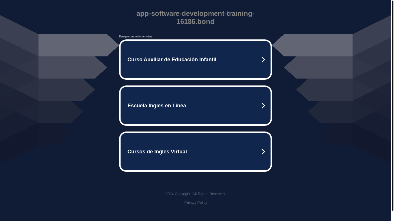 the desktop screenshot of app-software-development-training-16186.bond