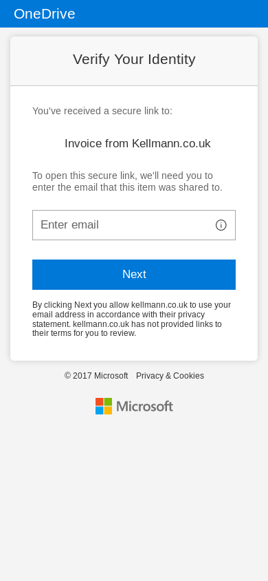 the mobile screenshot of netorgft2720973-my.sharepoint.com