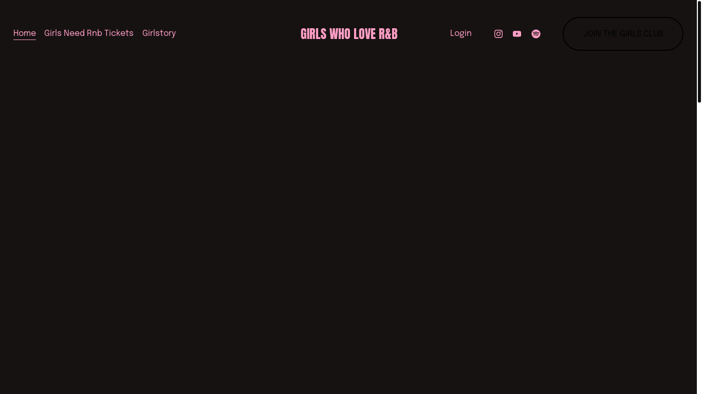 the desktop screenshot of www.girlswholovernb.com
