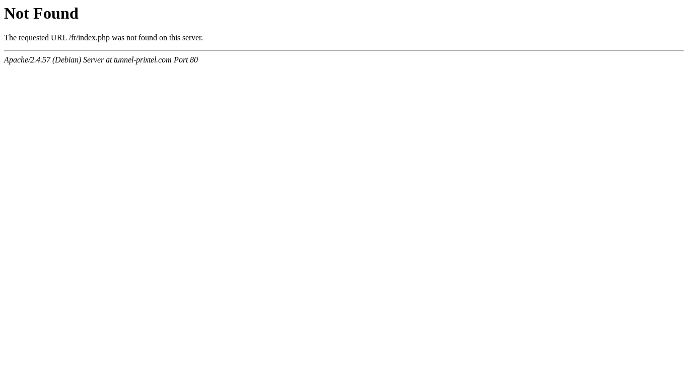 the desktop screenshot of tunnel-prixtel.com