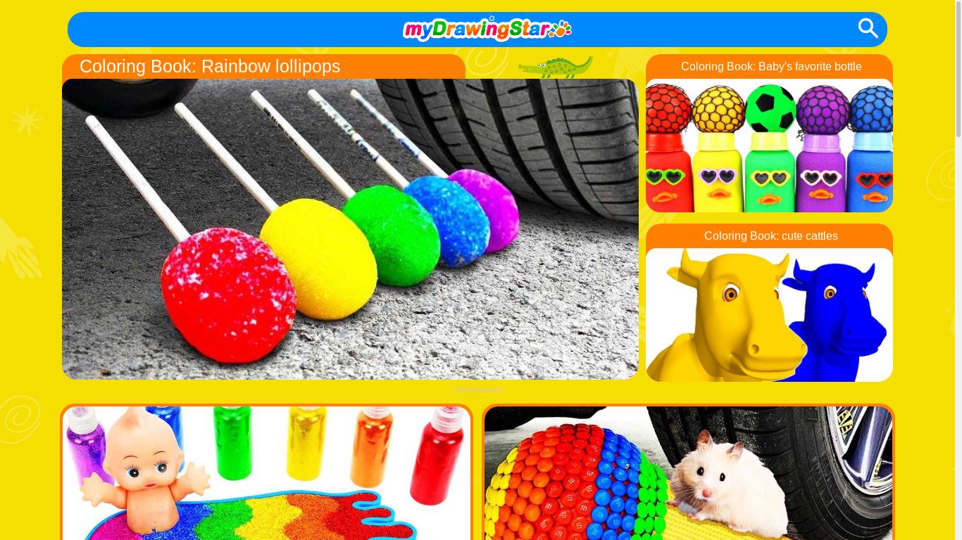 the desktop screenshot of mydrawingstar.com
