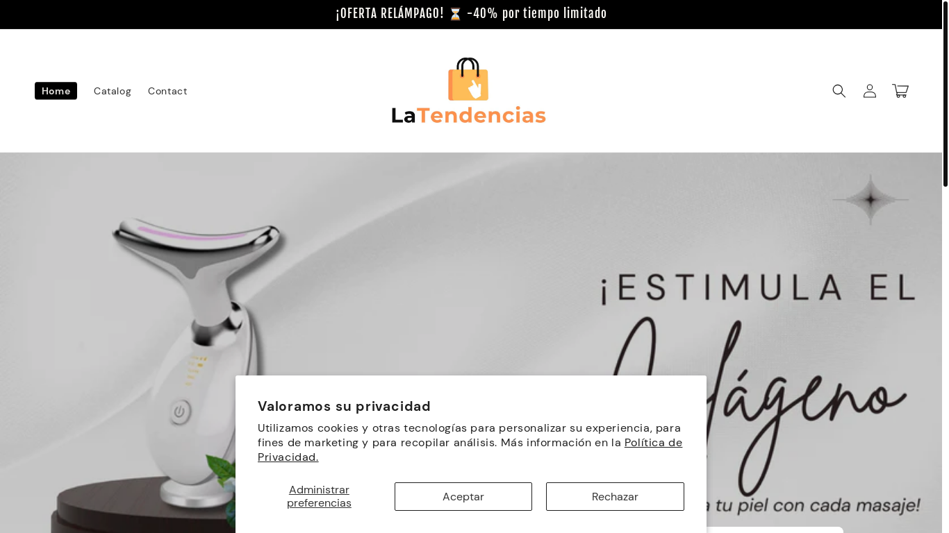 the desktop screenshot of latendencias.com