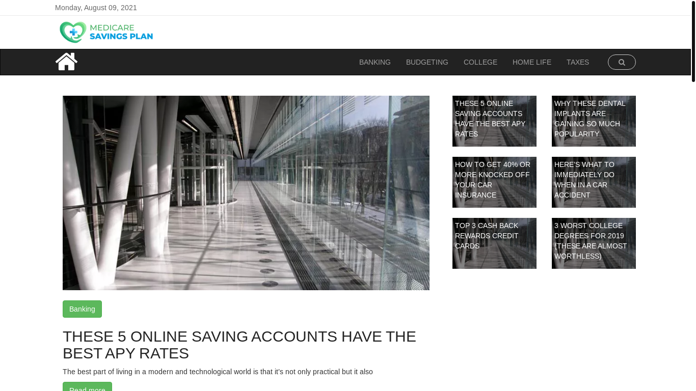 the desktop screenshot of financeprogram.live