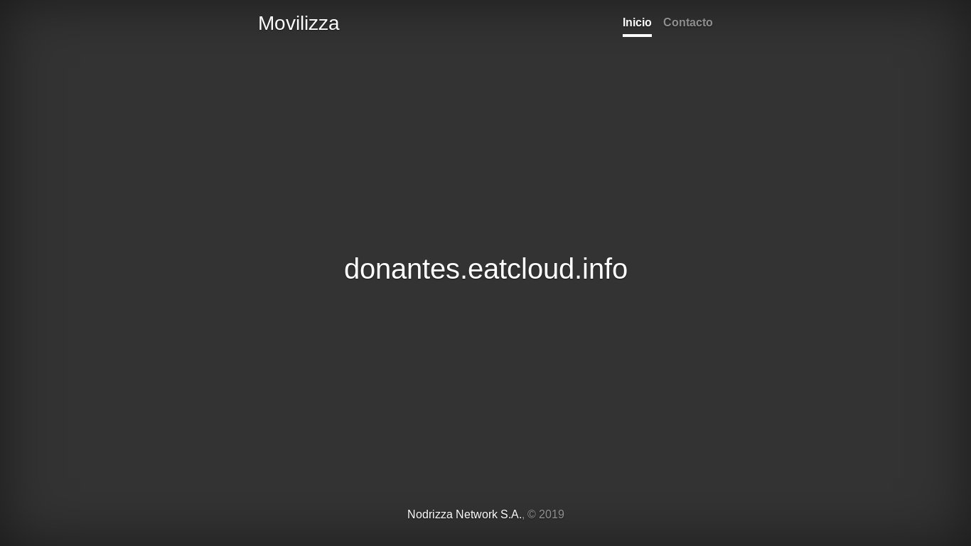 the desktop screenshot of donantes.eatcloud.info