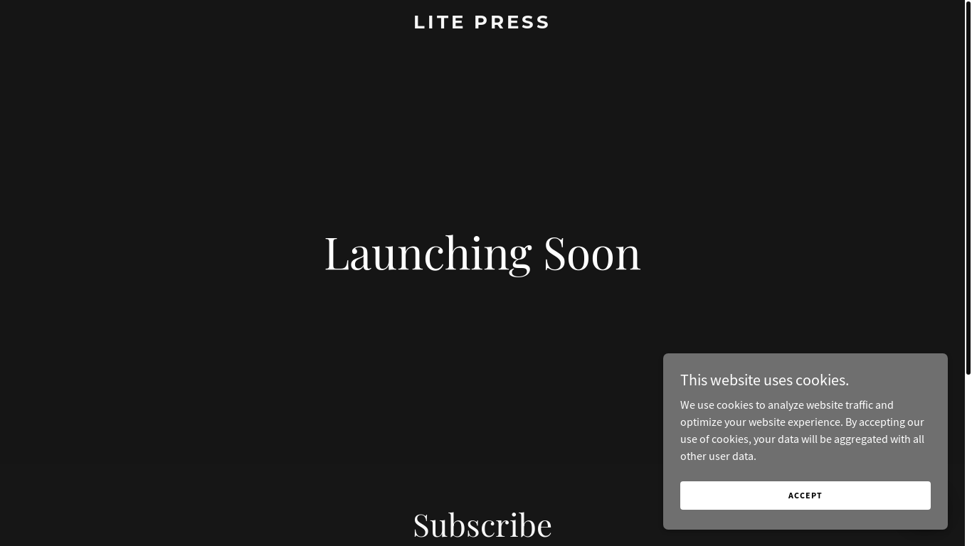 the desktop screenshot of litepress.cz