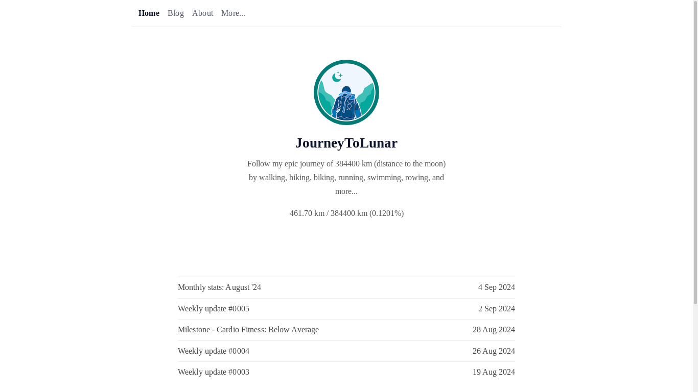 the desktop screenshot of journeytolunar.com