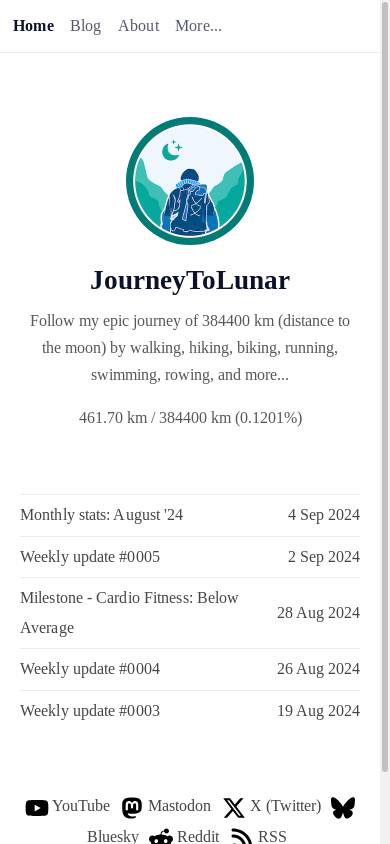 the mobile screenshot of journeytolunar.com