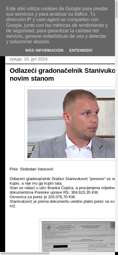 the mobile screenshot of slobodanvaskovic.blogspot.com