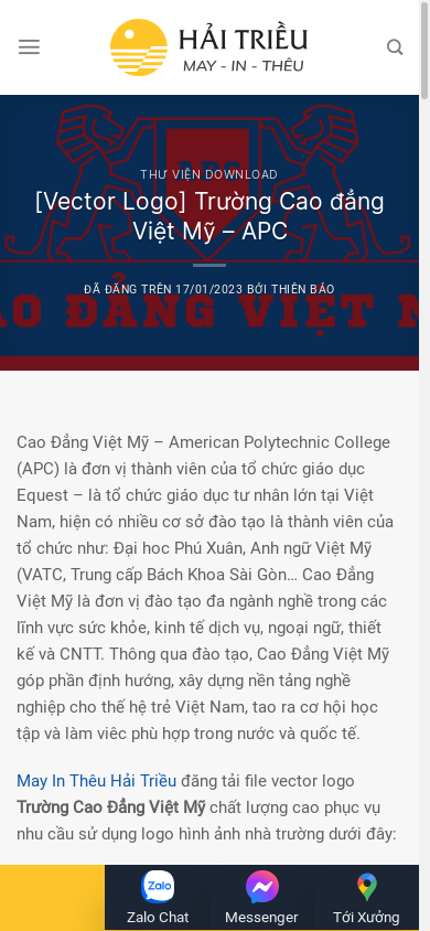 the mobile screenshot of haitrieu.com