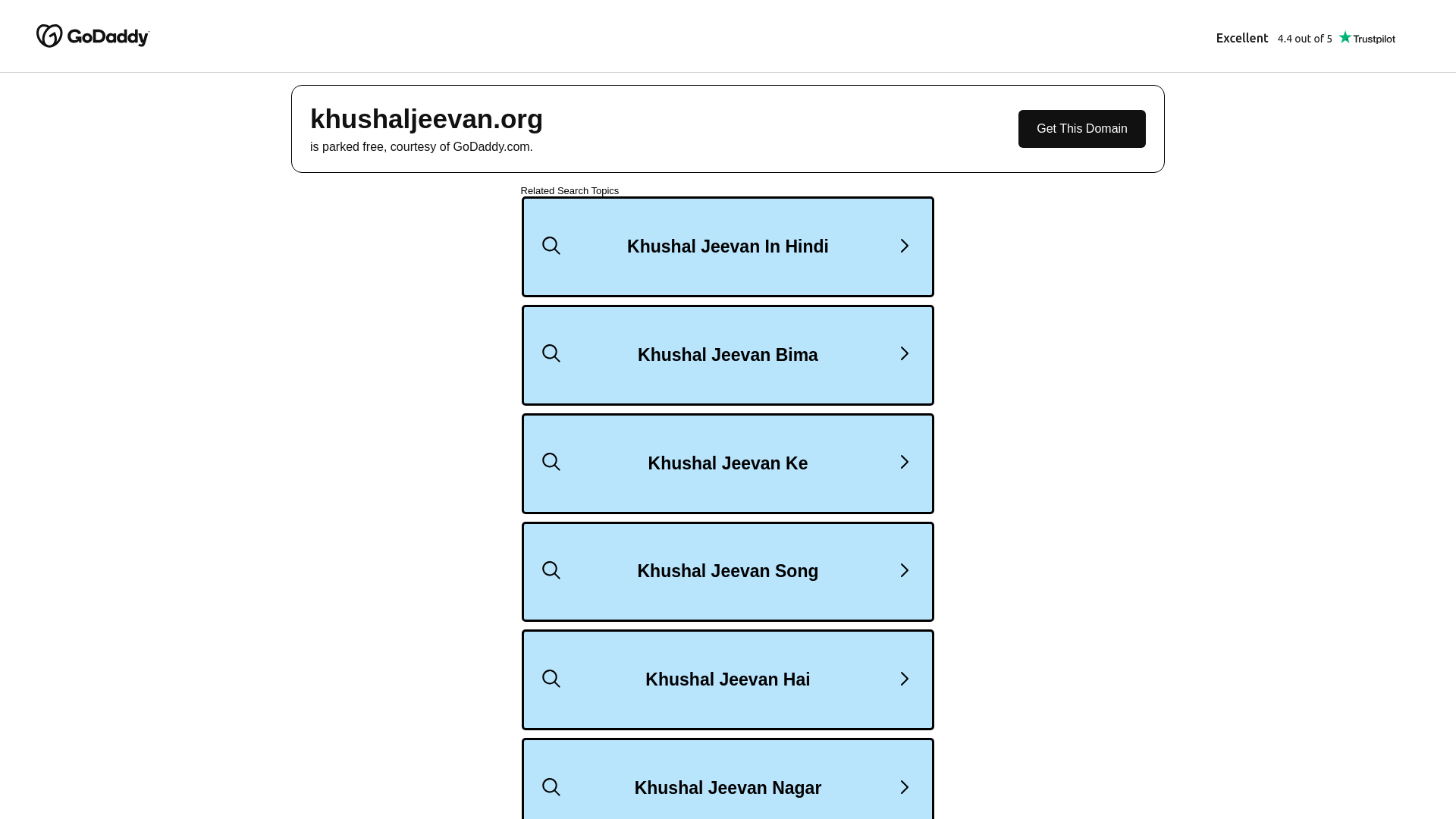 https://khushaljeevan.org/lander - URL Scan Results | Tiny Scan