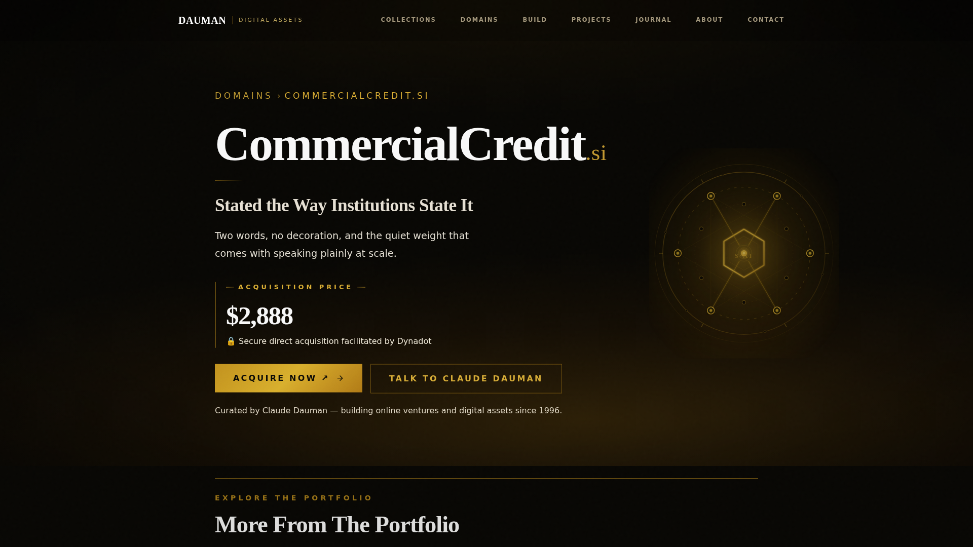 CommercialCredit.si | Dauman Domain Names - URL Scan Results | Tiny Scan