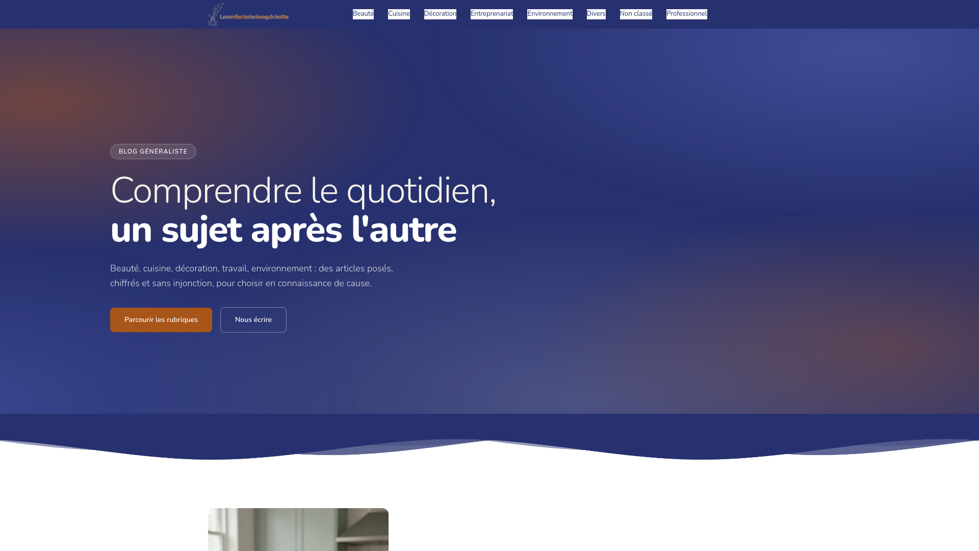 Blog généraliste : beauté, cuisine, déco, travail - URL Scan Results ...