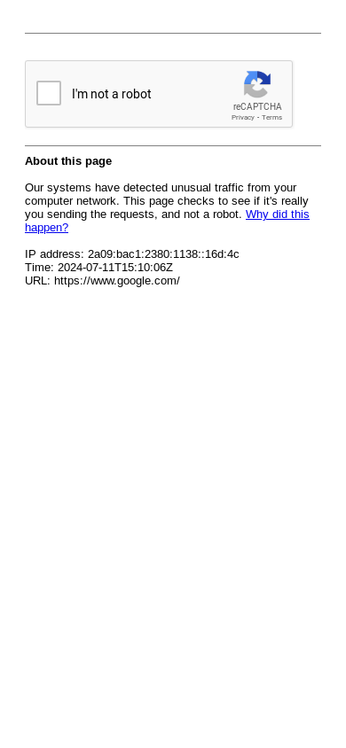 the mobile screenshot of www.google.com