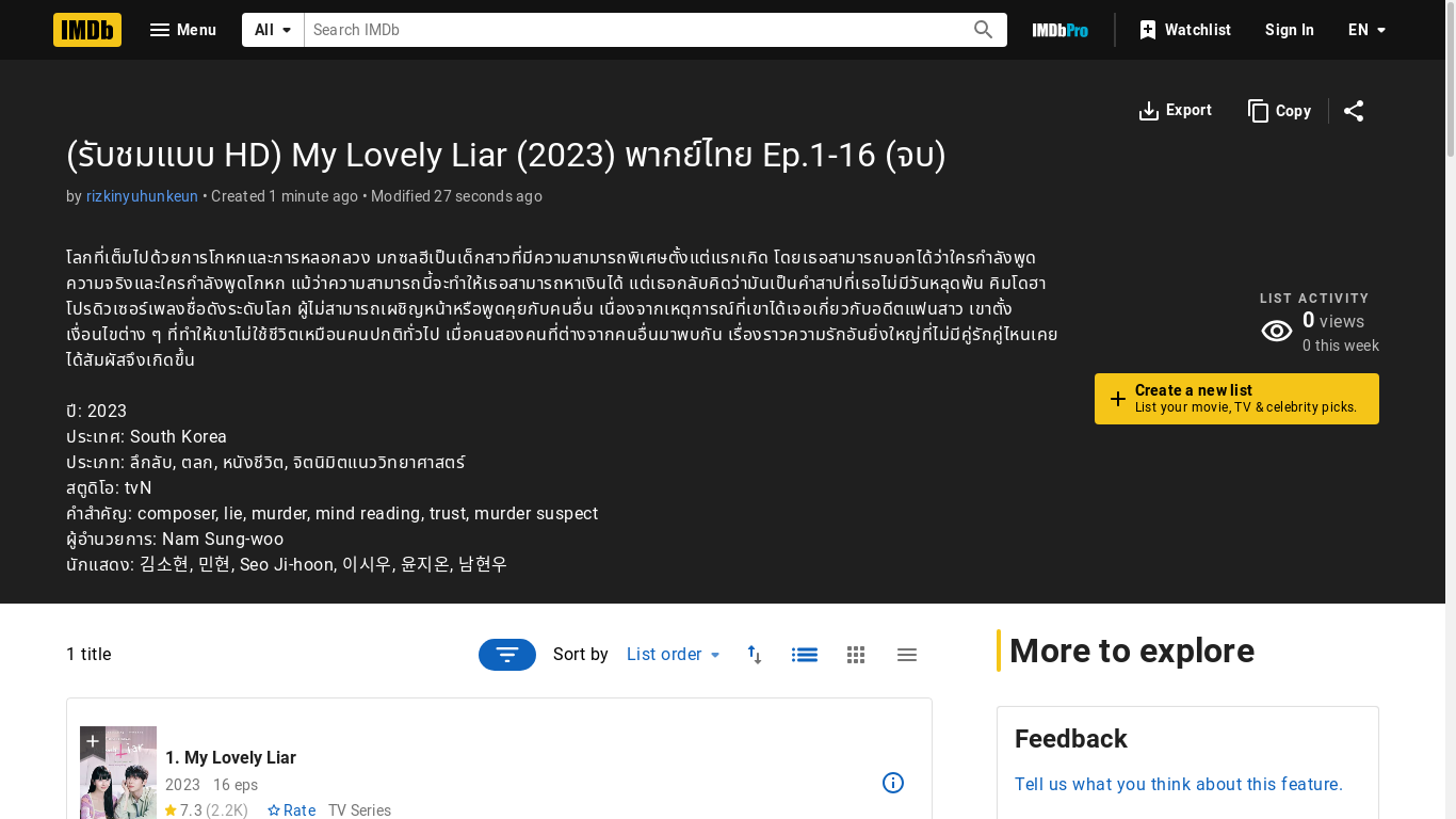 the desktop screenshot of m.imdb.com