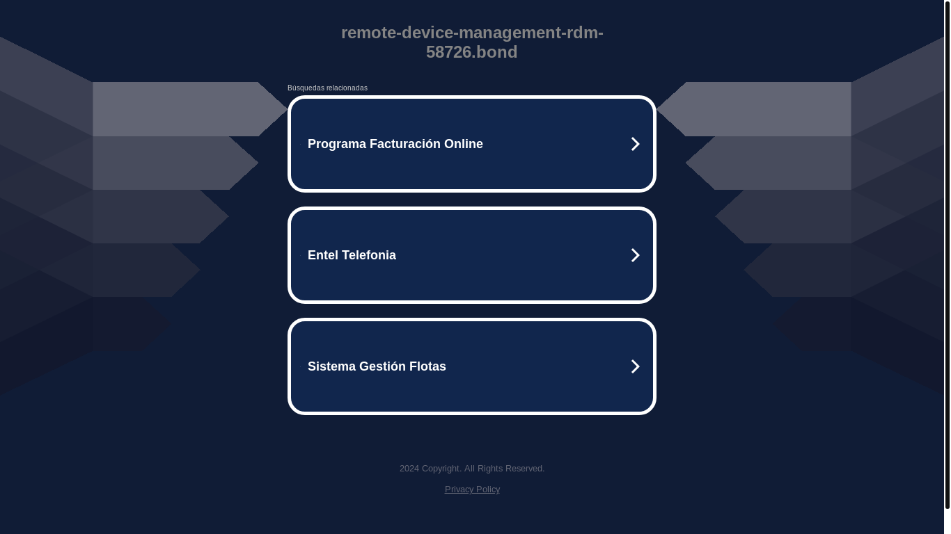 the desktop screenshot of remote-device-management-rdm-58726.bond