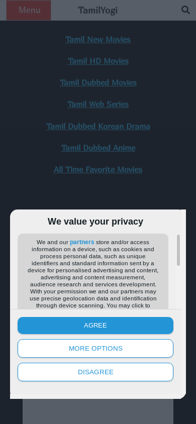 the mobile screenshot of tamilyogi.city