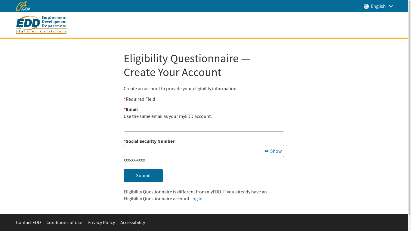 the desktop screenshot of ui-eligibility.edd.ca.gov