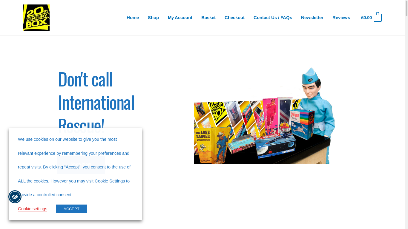 the desktop screenshot of 20thcenturybox.com