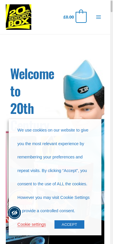 the mobile screenshot of 20thcenturybox.com