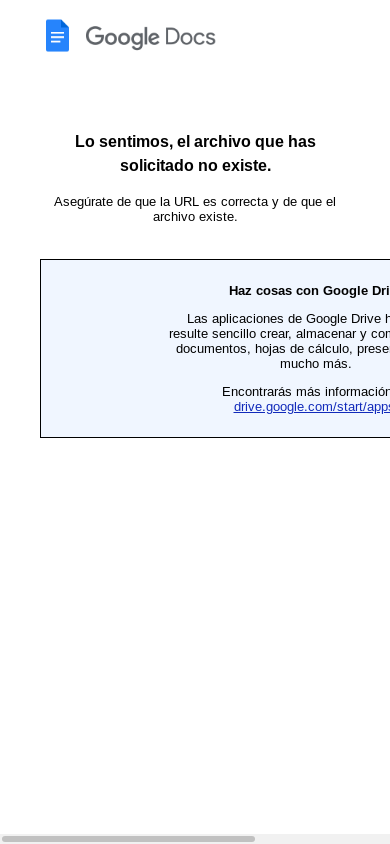 the mobile screenshot of docs.google.com