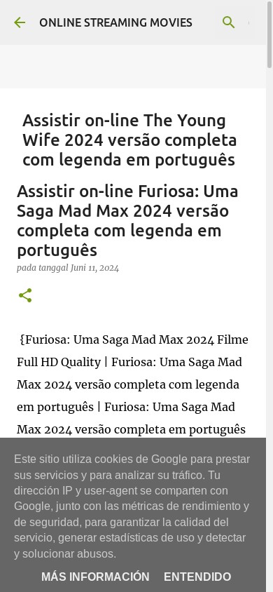 the mobile screenshot of onlinestreamingmovies4k.blogspot.com