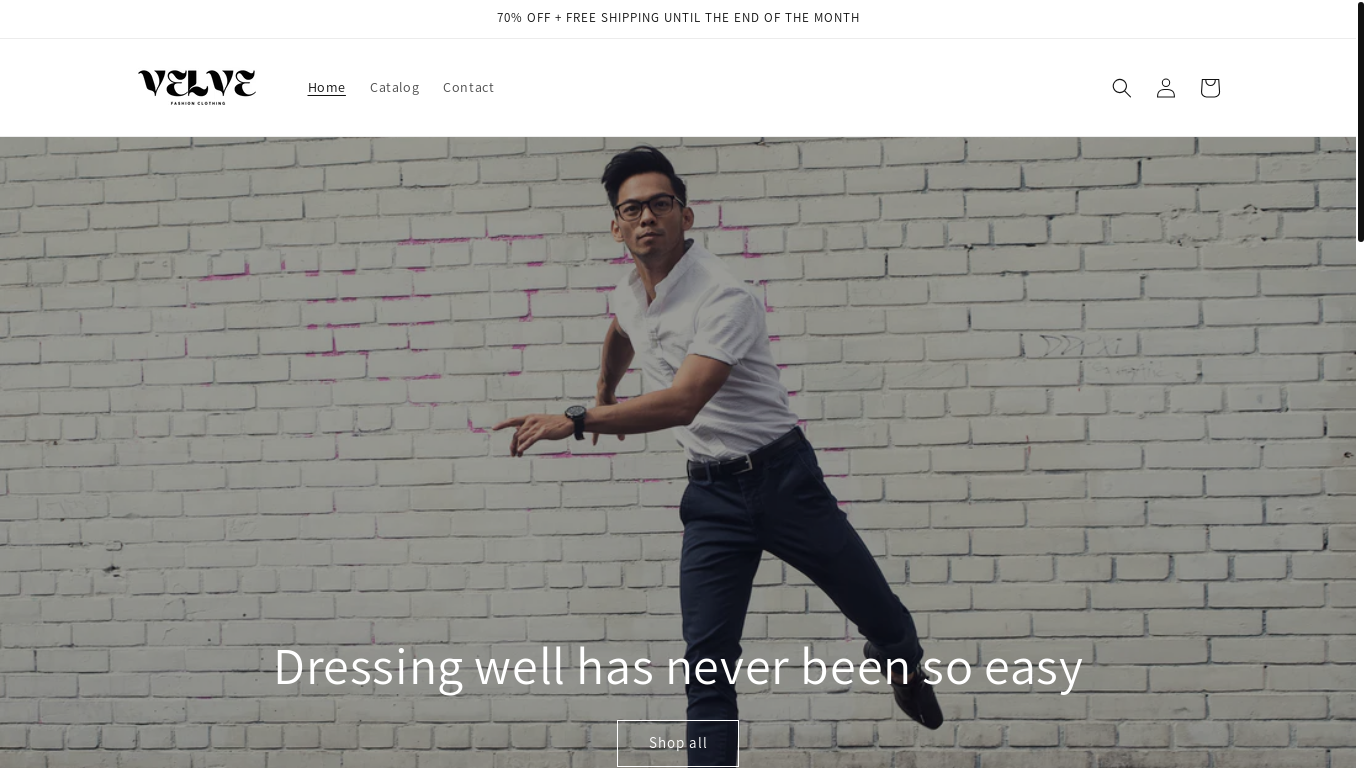 the desktop screenshot of velveoutlet.shop
