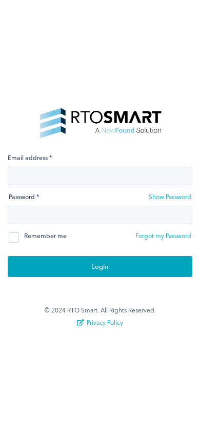 the mobile screenshot of app.rtosmart.com