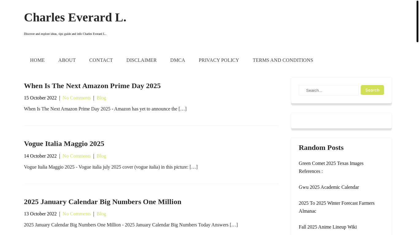 the desktop screenshot of charleseverardl.pages.dev