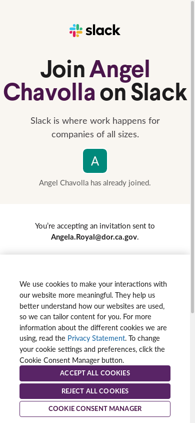 the mobile screenshot of a-36u7772.slack.com