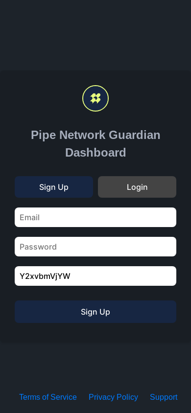 the mobile screenshot of pipecdn.app