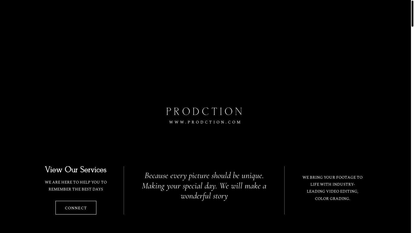 the desktop screenshot of prodction.com