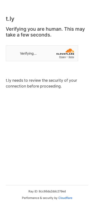 the mobile screenshot of t.ly
