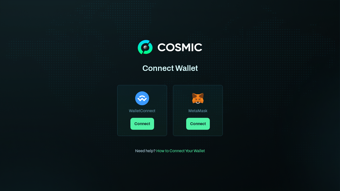 the desktop screenshot of migratecosmicnetwork.net