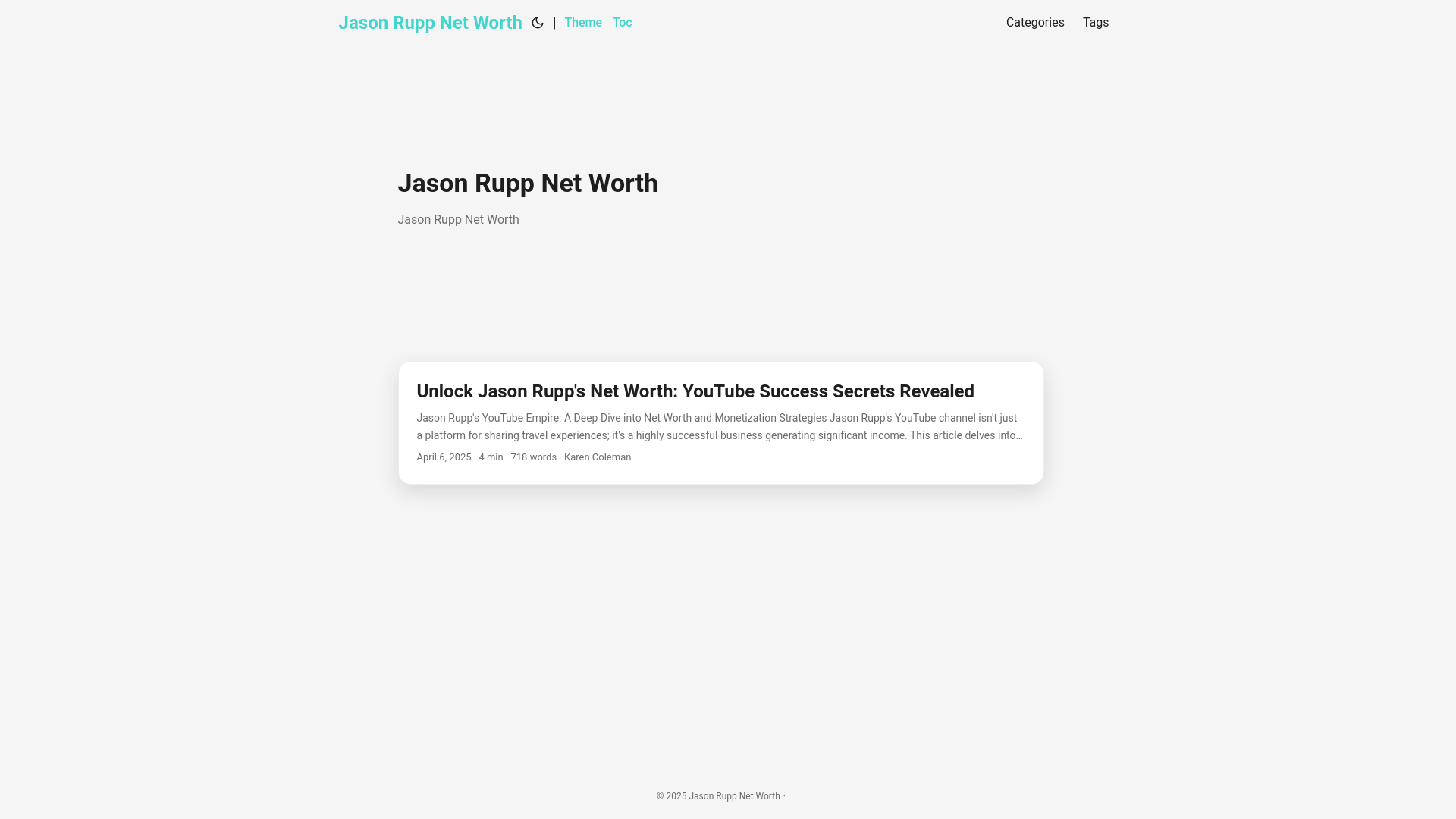 the desktop screenshot of jason-rupp-net-worth.pages.dev