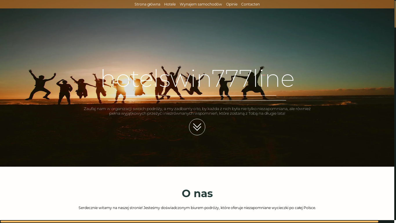 the desktop screenshot of hotelswin777line.com