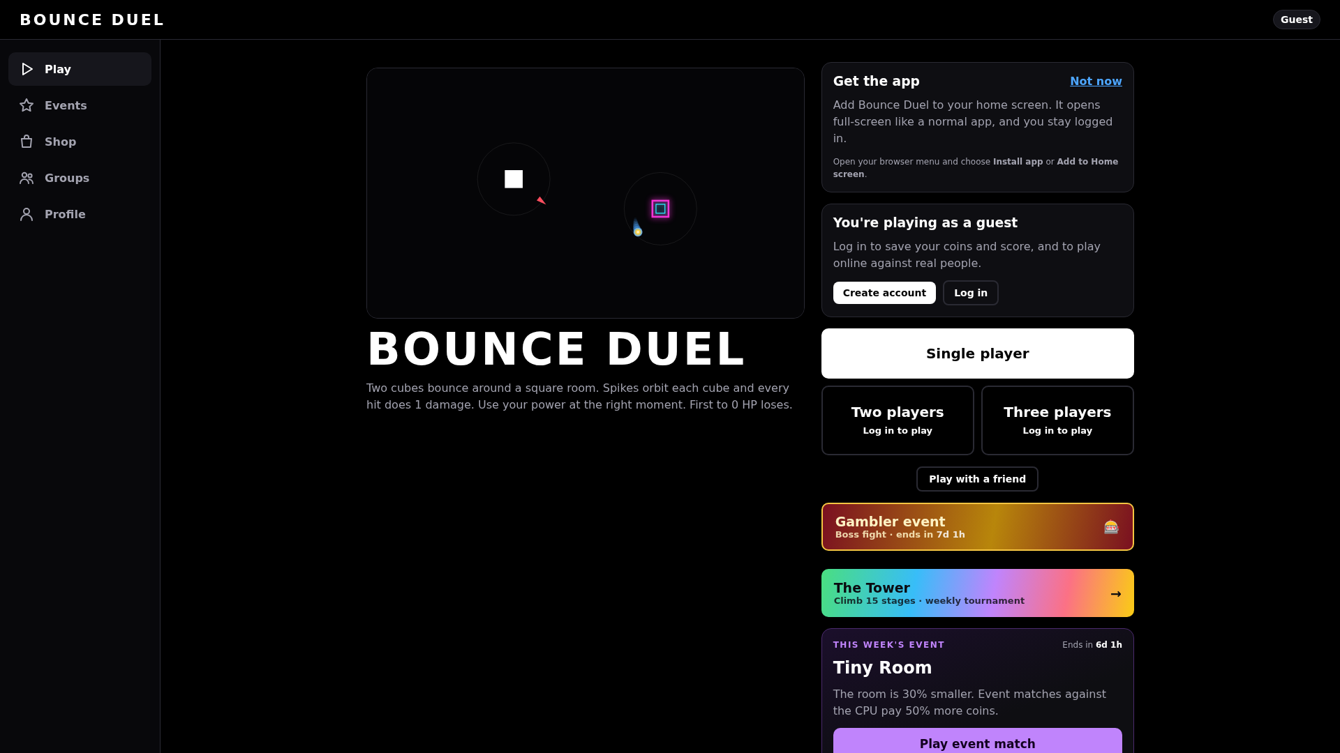 Bounce Duel - URL Scan Results | Tiny Scan