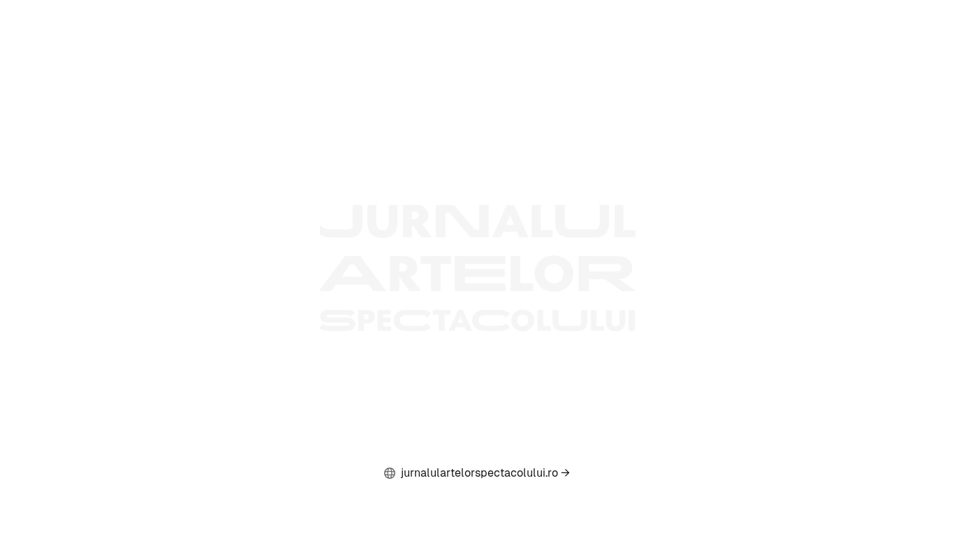 the desktop screenshot of jurnalulartelorspectacolului.ro