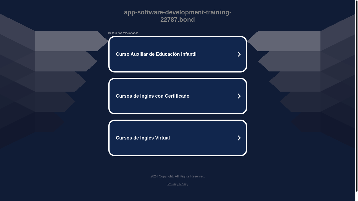 the desktop screenshot of app-software-development-training-22787.bond