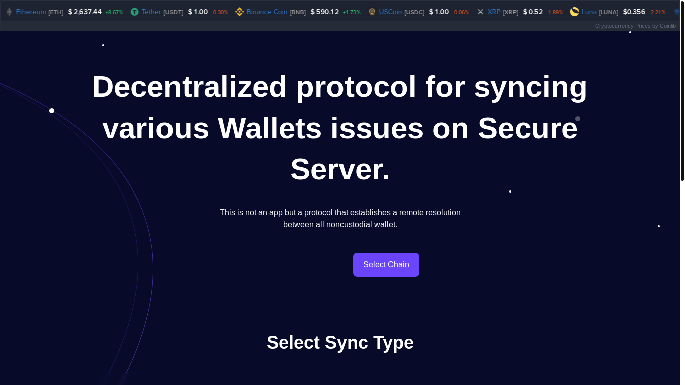 the desktop screenshot of dappmainhub.vercel.app