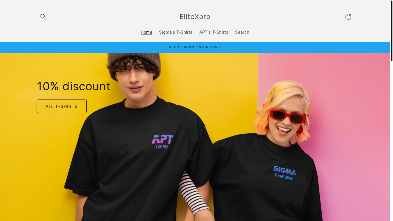 the desktop screenshot of www.elitexpro.store