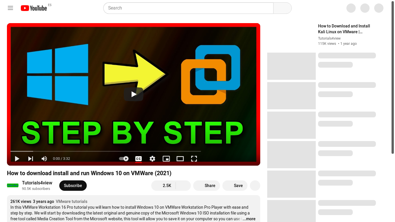 the desktop screenshot of www.youtube.com