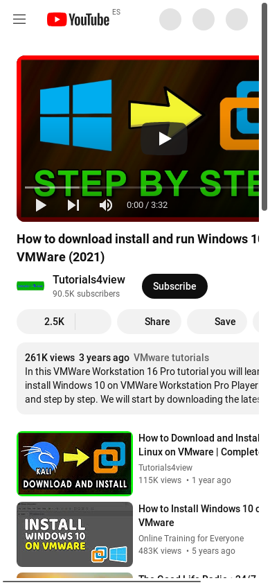 the mobile screenshot of www.youtube.com
