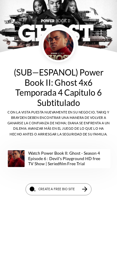 the mobile screenshot of bio.site
