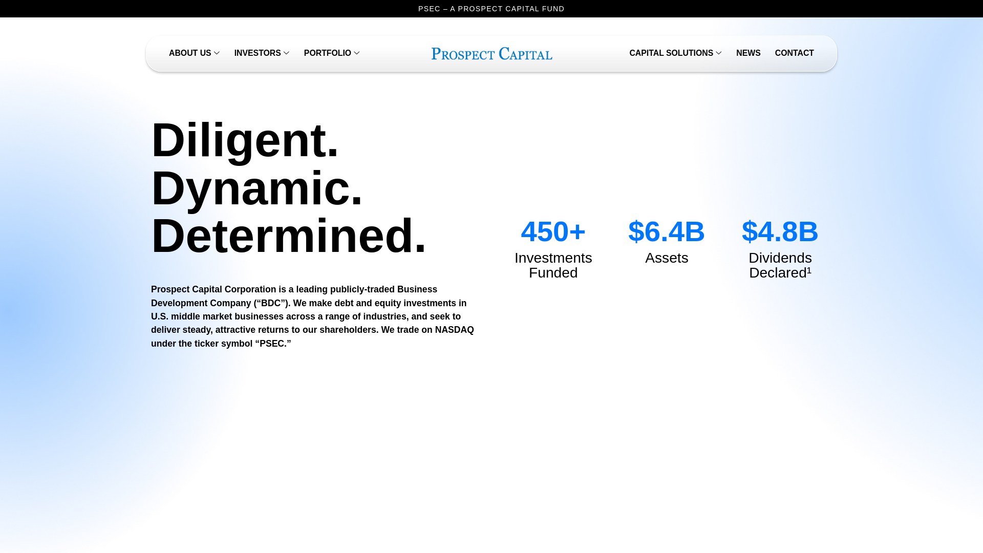 Prospect Capital Corporation (PSEC) | Middle-Market BDC - URL Scan ...